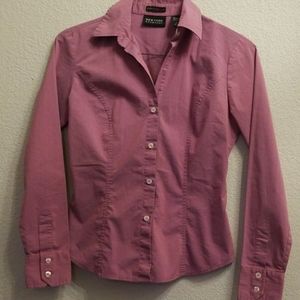 NY&CO Pink Button down shirt